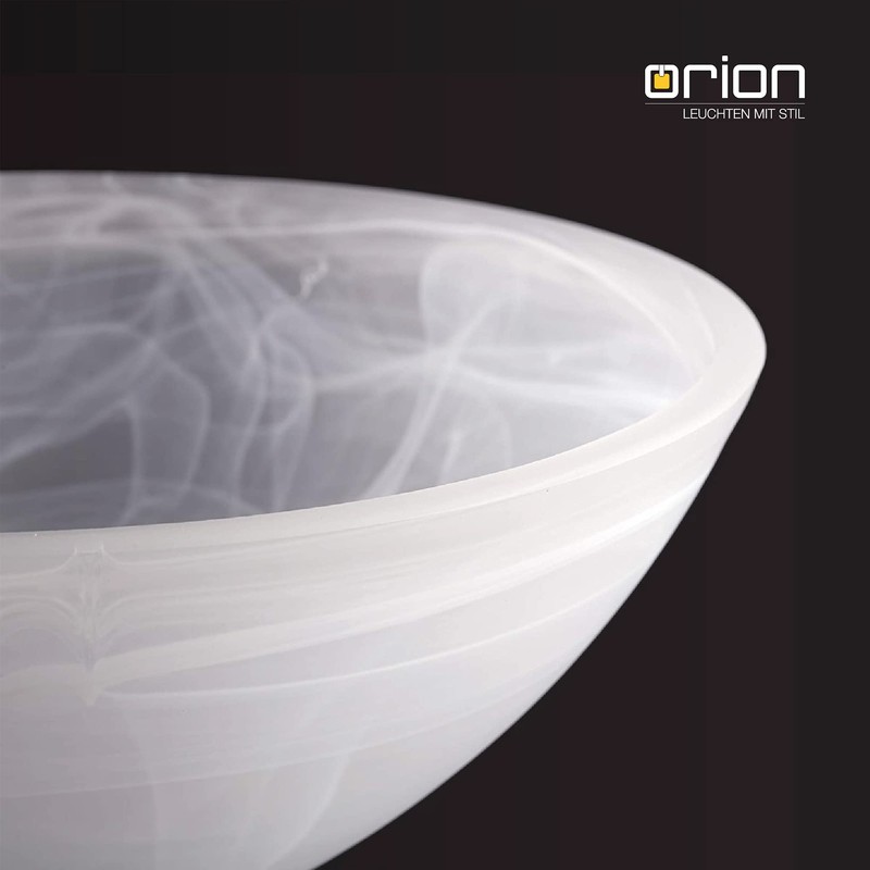 Alabaster Glass Lampshade - Replacement Glass - Diameter: 250 mm