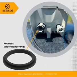 Sintrix Fab Replacement Gasket for AirJet Heat Pumps - Compatible with Lay-Z-Spa, SaluSpa, Coleman - High Quality Material Gasket for Inflatable Spa Models such as Miami, Paris, Helsinki and More