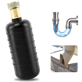 Drain Bladder, Rubber Drain Cleaning Bladder Fits 4" to 6" Drain Pipes, Sewer Unclogs Stubborn Blockages in Kitchen Sinks, Bathtubs, Plumbing Pipes,and Main Drains