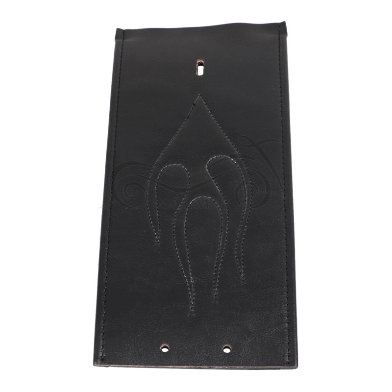 Unbranded Gas Tank Panel Bib PU Leather For Harley Dyna