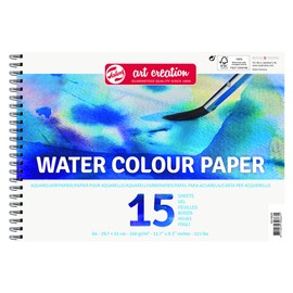 Royal Talens - Art Creation A4 Water Colour Paper - 15 Sheets - 240gsm - Landscape