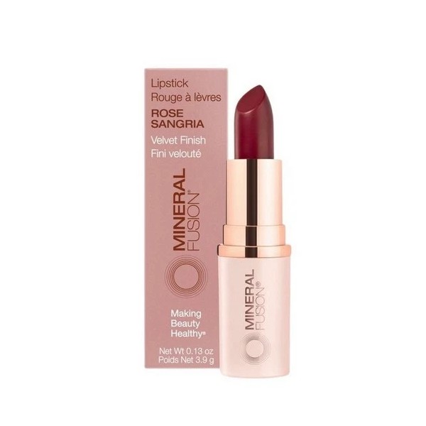 Mineral Fusion Rose Sangria Lip Stick 0.137 Oz by Mineral