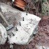 7 Pack Rock Splitting Wedges 5/8" with Drill Bit, Feathers