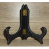 Unbranded 5" Display Easel or Plate Stand Black Wood with