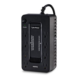 CyberPower ST425 Standby UPS Battery Backup and Surge Protector, 425VA/260W, 8 Outlets, Compact, UL Certified
