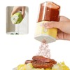 NIEPAN Seasoning Container, Stylish, Spice Bottle, 2-Way Quantitative Condiment Pot,