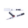TWSBI Eco Black, F Nib Fountain Pen-Demonstrator, Piston, Tone Alloy