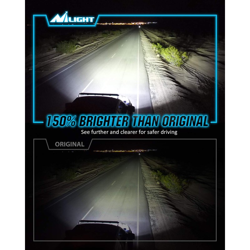 Nilight D3S HID Bulb, 6000K Diamond White D3S HID Headlight