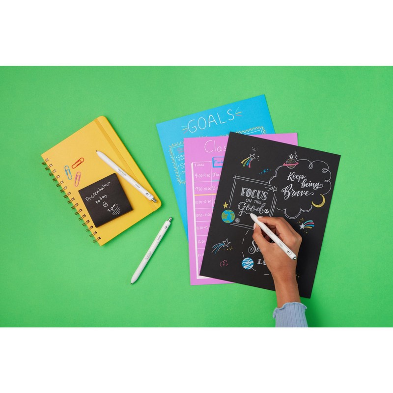 Paper Mate InkJoy Bright Retractable Gel Pens, Medium Point, 0.7