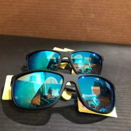 All In Motion (2 PK) ALL IN MOTION MEN'S SUNGLASSES SURF-04 POLARIZED BLUE, BLACK FRAME, NEW