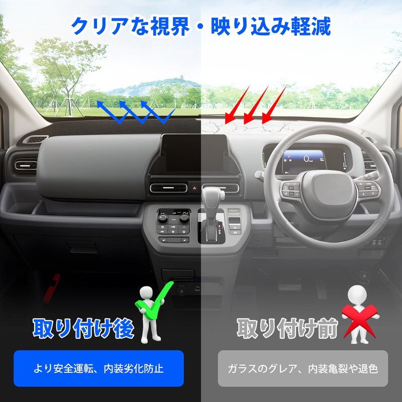 CARVANTA Honda New Freed GT Series Dashboard Mat, 3rd Generation,