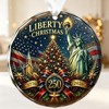 Liberty Christmas Glass Christmas Ornament 2026, America 250th Anniversary