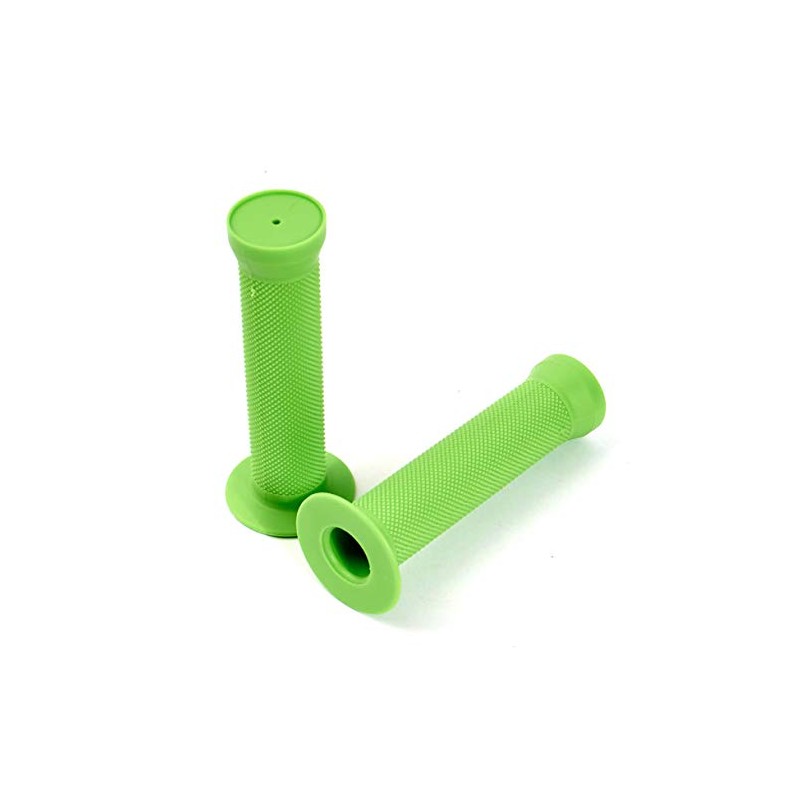 KHE Diamond BMX Grips 130 mm with Flange Green Pyramid