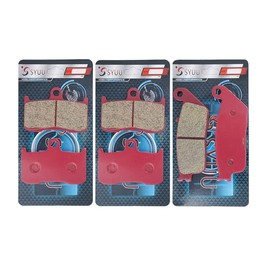 S SYUU Premium Ceramic Front Rear Brake Pads Compatible with Victory Cross Country 10-16 Cross Country Tour 12-15 -Quiet, Heat Dispassion, Comfortable Driving, All Weather FA347F FA347F FA196R