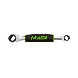 MADI Insulated 2-in-1 Ratcheting Speed Wrench with 9/16-Inch and 3/4-Inch Sockets | RW2