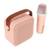 Mini Karaoke Machine Set Portable Bluetooth Speaker with 1 Wireless