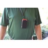 Newyorkcellphone Around The Neck Hanging Open Top Padded Black Case