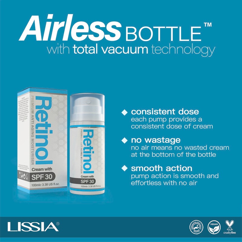 Retinol Cream with SPF30 - (Double Size) 100ml | Made