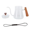 Coffee Kettle Pour Over High Borosilicate Glass Heat Resistant Round