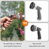 RESTMO Hose Nozzle Heavy Duty, Metal Water Hose Sprayer for
