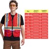 A-KSAFETY High Visibility Safety Vest for Men Women with Pockets