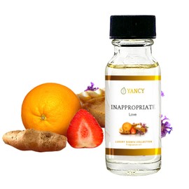 YANCY Inappropriate Luxury Collection Fragrance Oil (1/2 oz), Exotic Wood and Spice Aroma, Captivating Scent for Diffusers, Oil Burners & Aroma Lamps, Adds Bold Elegance to Social Spaces