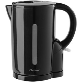 Bestron Wasserkocher mit Kochstopp-Automatik, 1,7 Liter, 2200 Watt, Schwarz