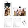 Shoyisenka 2 Pcs Magnetic Car Picture Holder, 2.5x3.6 Inch Acrylic