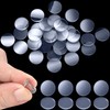 Isslly 30 PCS Glass Table Top Anti Slip Bumpers, Round