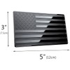 US Black Flag Auto Car Fender Emblem for Cars Trucks