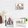DECANIT 3.5x5 Picture Frame,Metal Photo Frame Display for Wall or