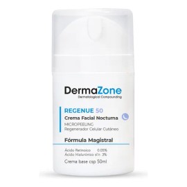 Crema Dermazone Regenue Noche Ácido Hialurónico Regenerador Celular