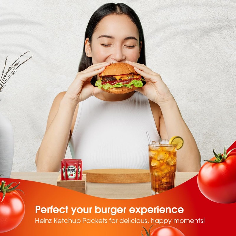 Heinz Ketchup Packets - 500 Count - Single Serve Condiment