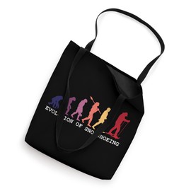 Evolution of Snowshoeing for snowshoeing Tote Bag