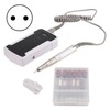 Black Rechargeable Electric Nail Drill Portable Nail Polish Machine Electric