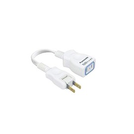 Panasonic WHA49101WP Extension Cord X Flap Designed for Safety and Gasket Included, Snap Cap and 3.9 inches (10 cm) Cord Included, White