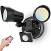 ALUSSO LIGHTING 25W LED Security Light Remote Control 2000lm, 3000K-6500K