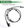 Motoforti ABS Wheel Speed Senor ABS Sensor ABS Wheel Speed