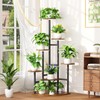 Corner Plant Stand with Grow Lights, 7 Tier Plant Stand