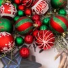 JUGLUTE Adornos para Arbol de Navidad, 44 pcs Plastic Esferas
