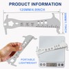 JONMON Bicycle Chain Checker, Bike Wear Indicator Gauge Measuring Ruler