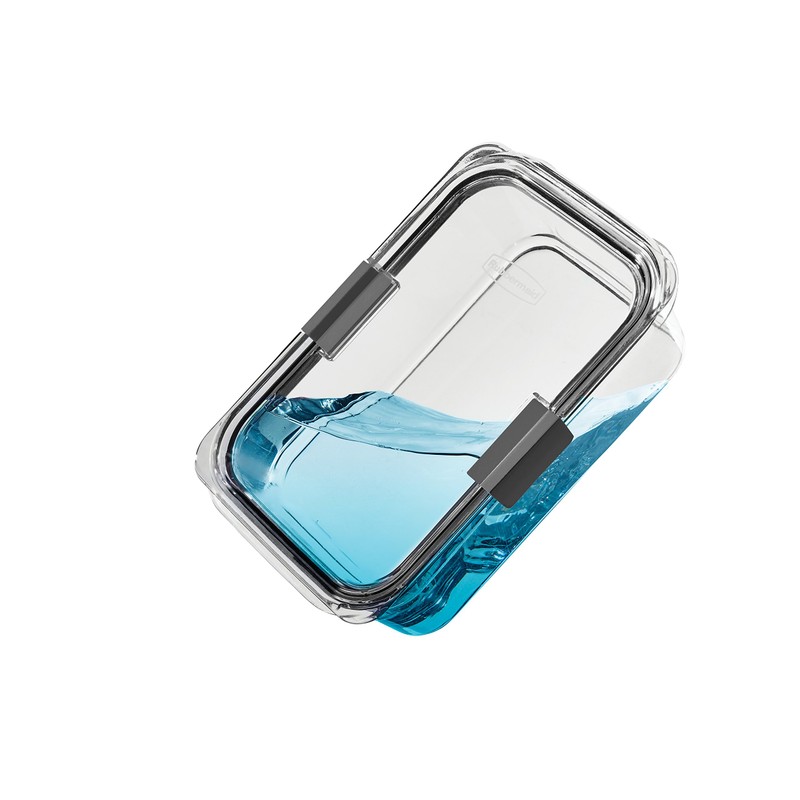 Rubbermaid Brilliance Large Food Storage Container, 9.6 Cup, BPA-Free, Leak-Proof,