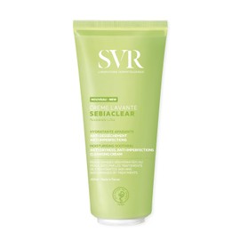 SVR Sebiaclear Creme Lavante, Crema Limpiadora para Piel Grasa y/o con Tendencia al Acné, 200 ml