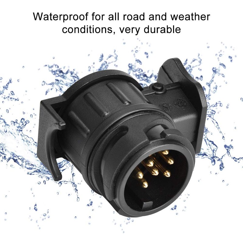Trailer Plug Converter, 12 V 13 Pin to 7 Pin