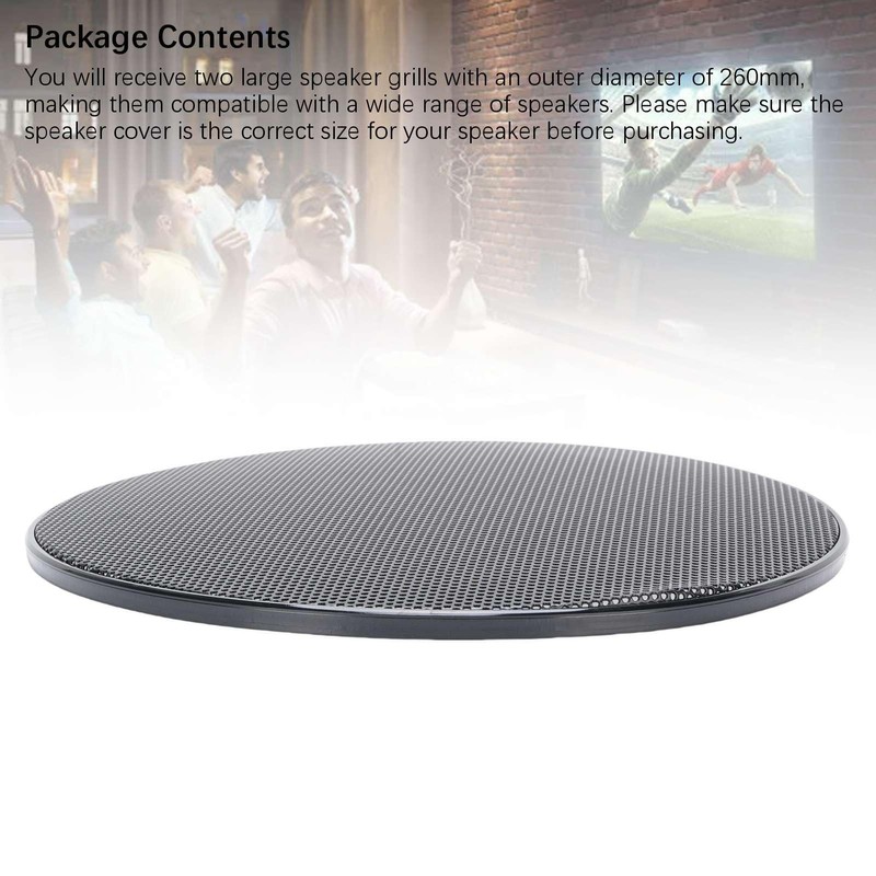 Generic Speaker Grill Covers, 2pcs Car Speaker Subwoofer Guard Protector