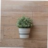 KONTONTY 3pcs Metal Iron Wall Mounted Flowerpot Holder Durable Planter