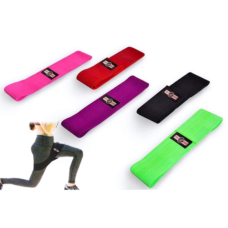 FIGHTSENSE Resistance Band Hip Circle Fitness Loop Peach Booty Squat