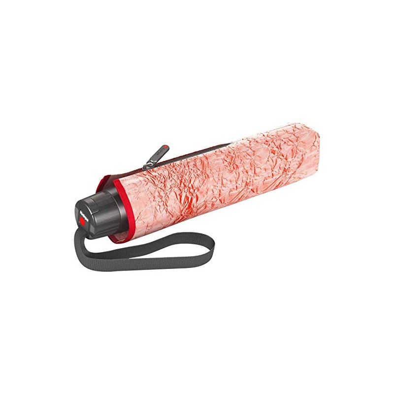 Knirps Pocket Umbrella T.050 Medium Manual Glacier UV Protection, Fire