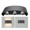 Outdoor LED Wall Lights 6 LEDs Patch Light Source Aluminum