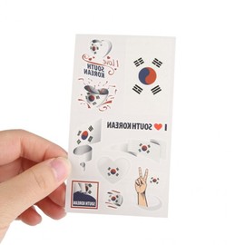 Taegeukgi tattoo sticker / 태극기 판박이 타투 스티커